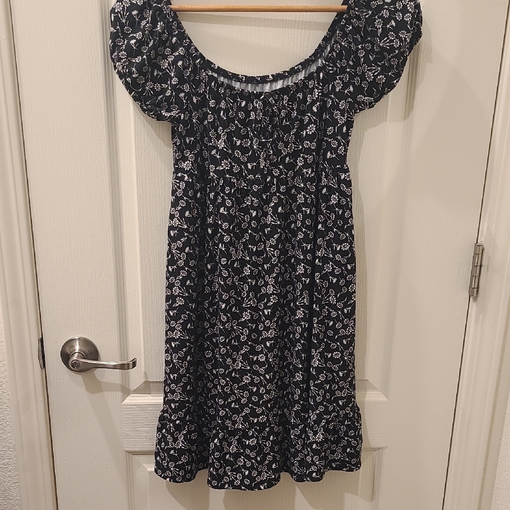 Black Floral Dress